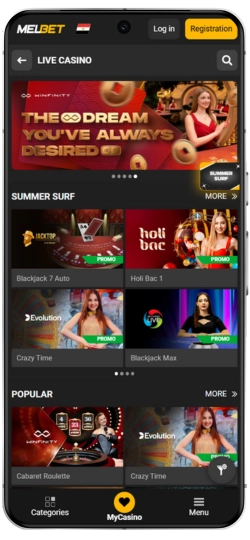 Melbet online