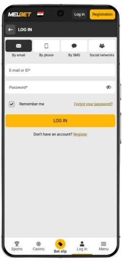 Melbet Login